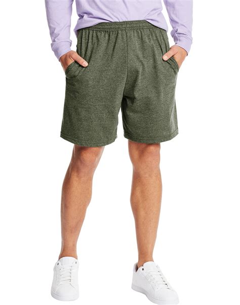 hanes men's cotton shorts|hanes cotton shorts with pockets.